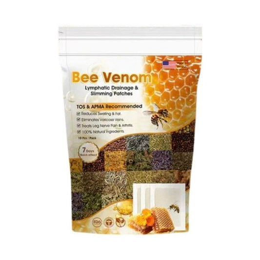 Bee Venom Lymphatic Daiamage & Sliming Patches (10 Patches)